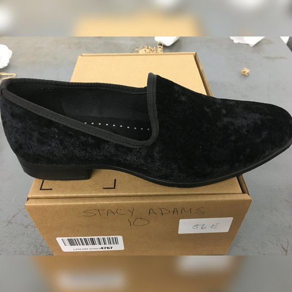 Stacy Adams Mens Sultan Velour Slipon 